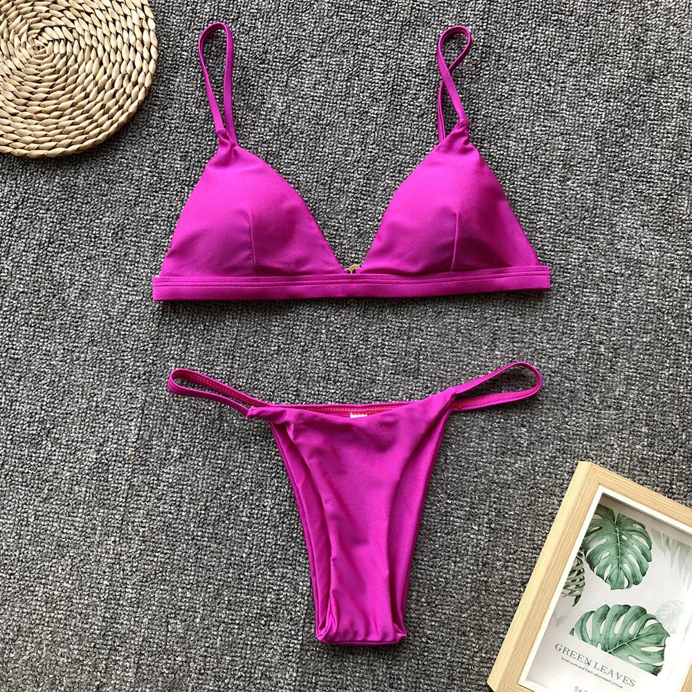 Bikini Set 2025: Stylish Schwimmbekleidung for Women - Golden Bridge Store