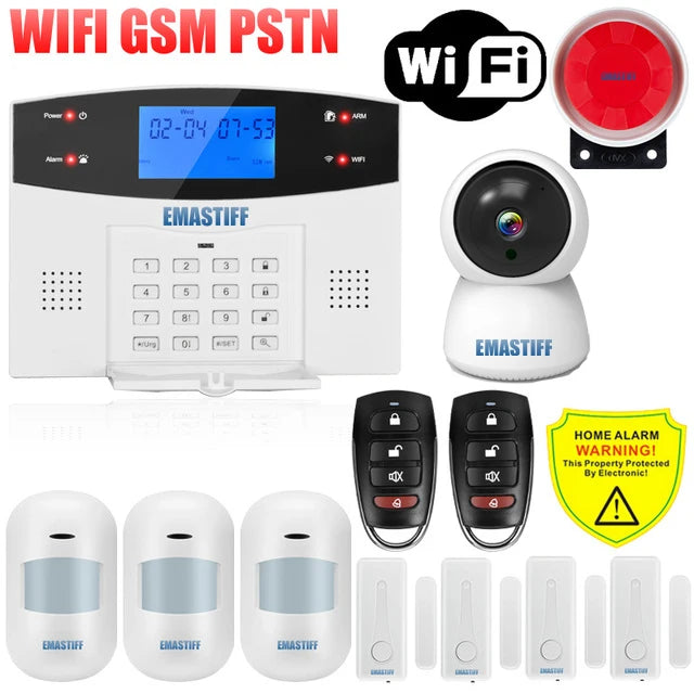 Alarmanlage 2025: IOS Android APP Wired Wireless Home Security - Tuya WIFI PSTN GSM Intercom Remote Control Collection