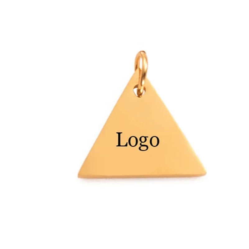 Talismane gravabile Zhejiang - Oțel inoxidabil 5 buc 0,9x1,7cm