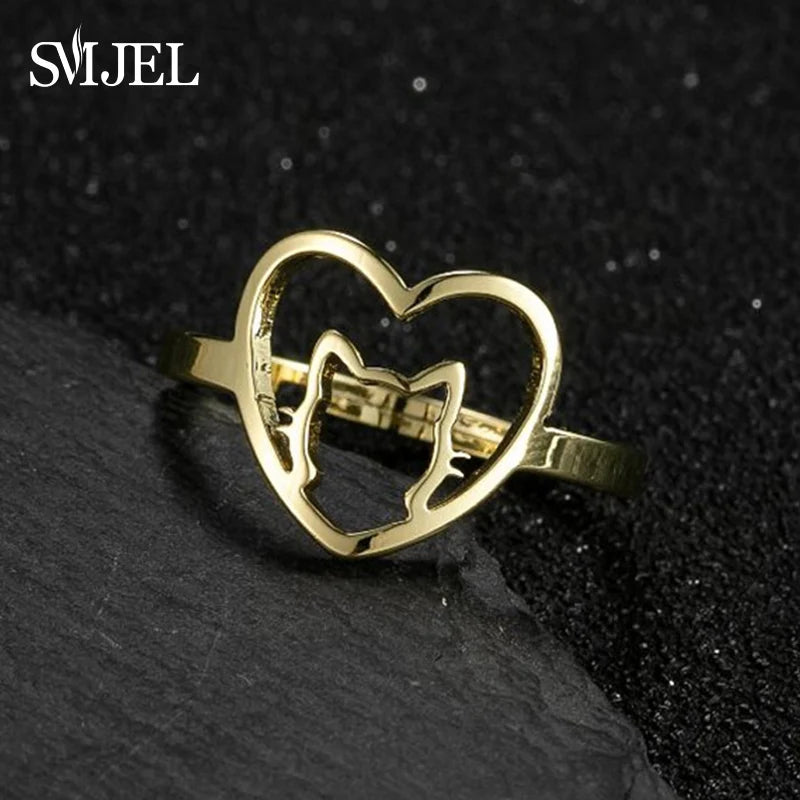 Inel geometric punk nou pentru bărbați și femei, bijuterii din oțel inoxidabil exagerate, inel reglabil cu deschidere, inel Hombre Bijoux 2021, cadou