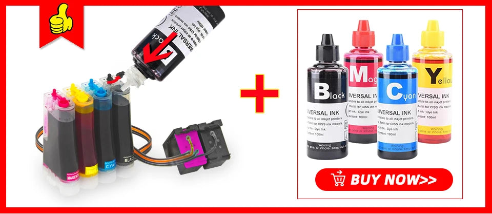 Tinten-System 2025: CISS 305XL INK System Replacement for HP 305 HP 305 XL Cartridge HP DeskJet 2700 2710 2721 2722 4120 4110 4130 1210 6010 Collection