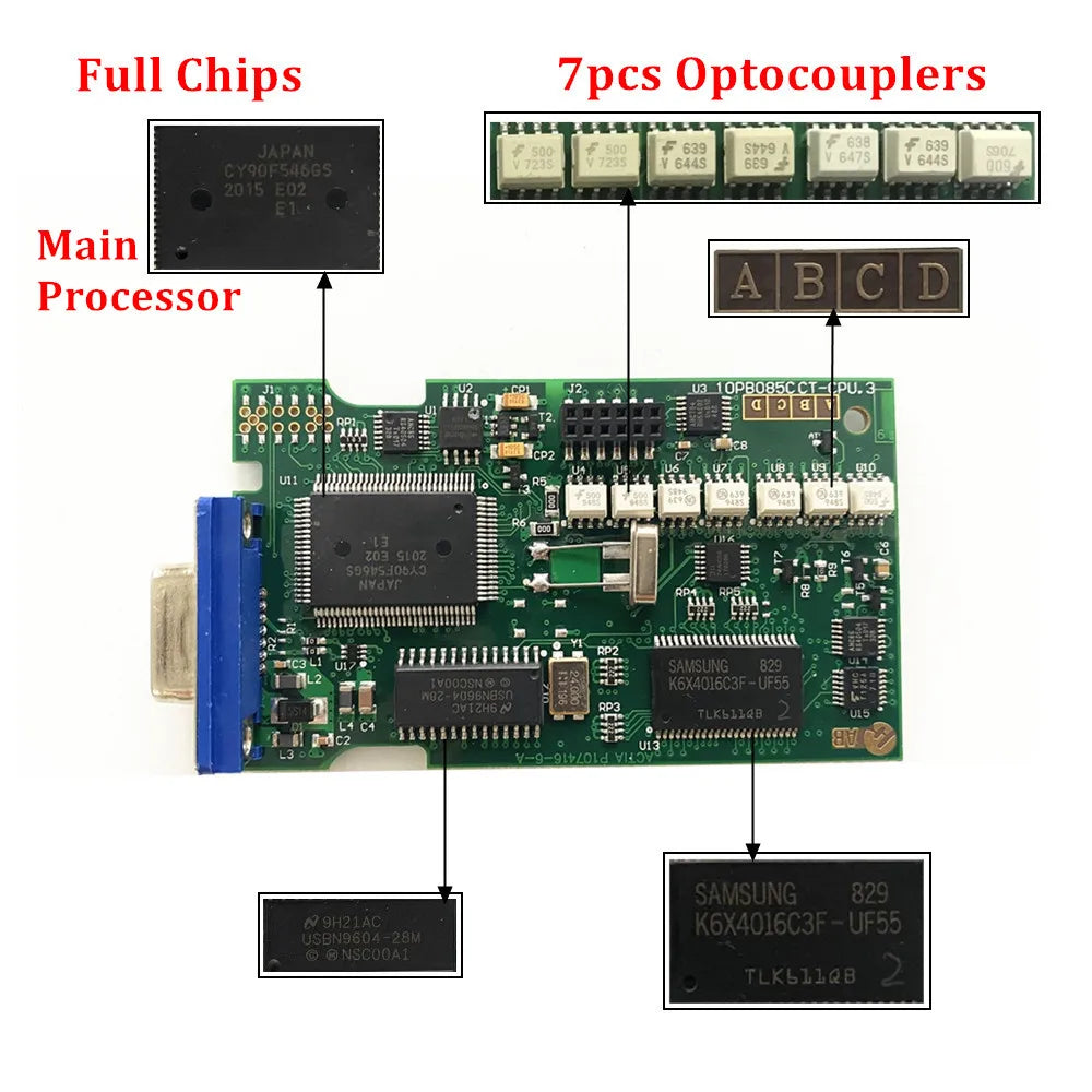 Diagbox V9.91 Vollchips Gold Edge Lexia3 PP2000