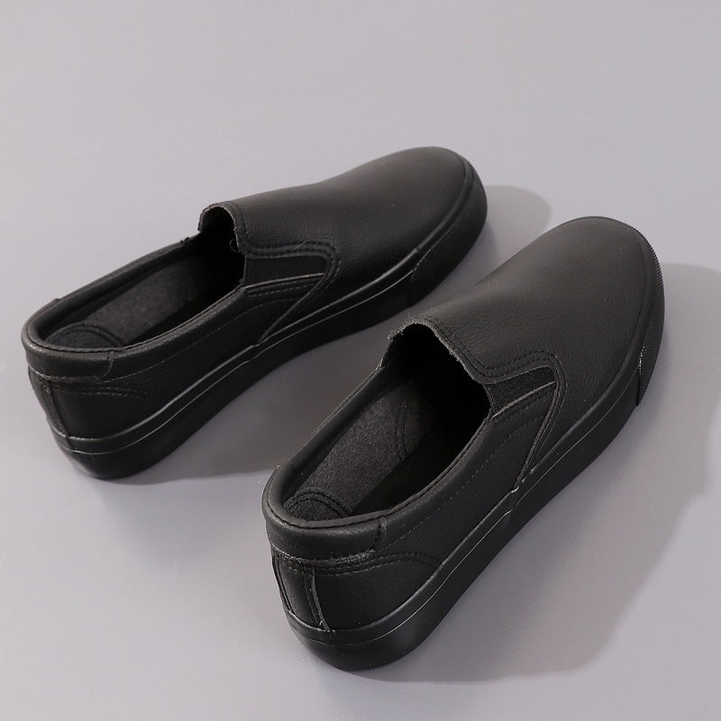 Fashion White Leather Women Chunky Sneakers White Shoes Tenis Feminino Zapatos De Mujer Platform Women Casual Shoes