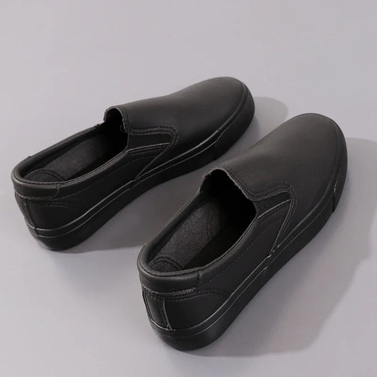 Fashion White Leather Women Chunky Sneakers White Shoes Tenis Feminino Zapatos De Mujer Platform Women Casual Shoes