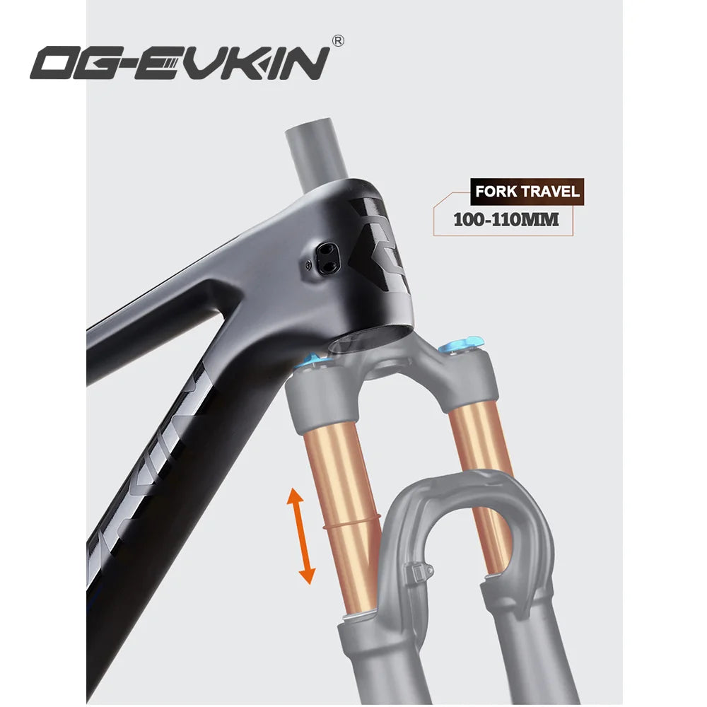 OG-EVKIN CF-080 2025 - Carbon Full Suspension MTB Rahmen - 12X148 Thru-Axle Boost 29er Professional Mountain Bike