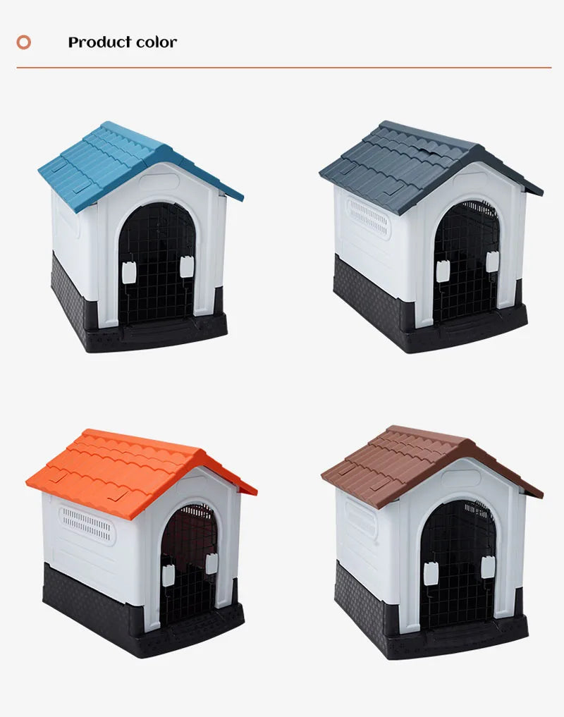 Dog House For Large Dogs Dog Bed Four Seasons Outdoor Washable Removable Pet Cat Bed Winter Warm Kennel Pet Supplies Plastics