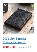 OOTDTY HXBD7HH Vintage Notizbuch - PU Leder 14.6x10.5cm