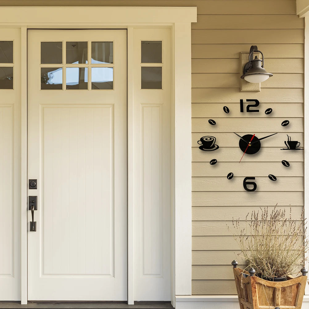 Choice 3D Wanduhr Acryl DIY - Leise Batteriebetrieb 30 cm