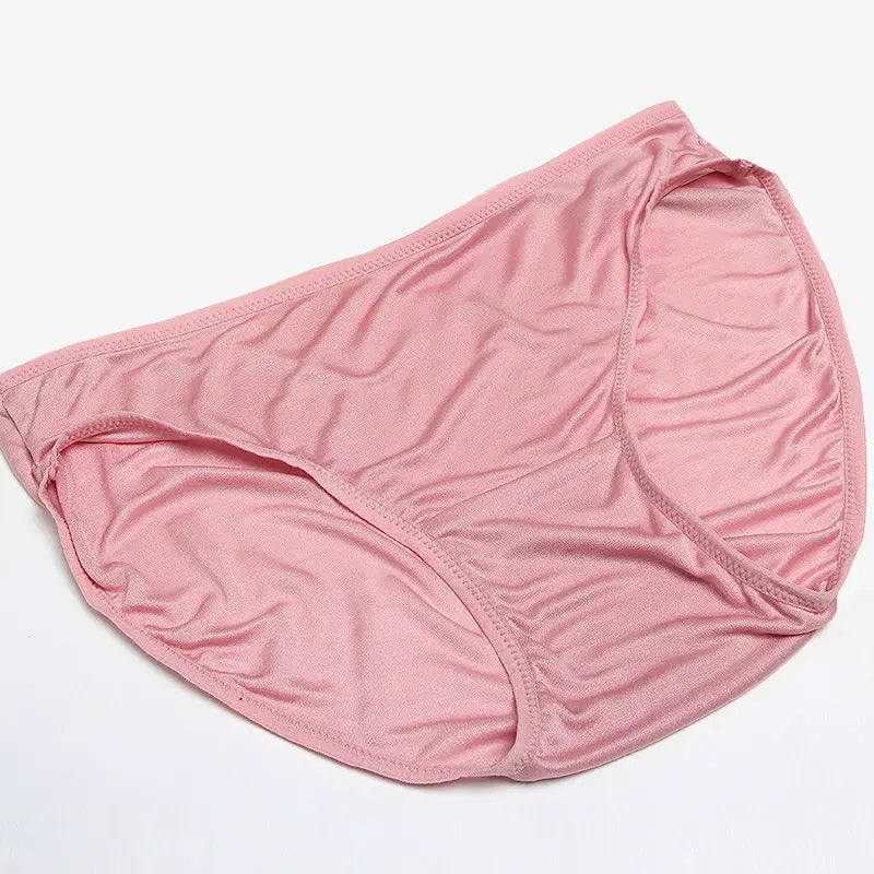 SuyaDream 3Stk/Los Frauen Höschen 100% Natürlich Seide Low-Rise Slips Gesund Basic Alltag Tragen Unterwäsche 2022 Neu Intimates