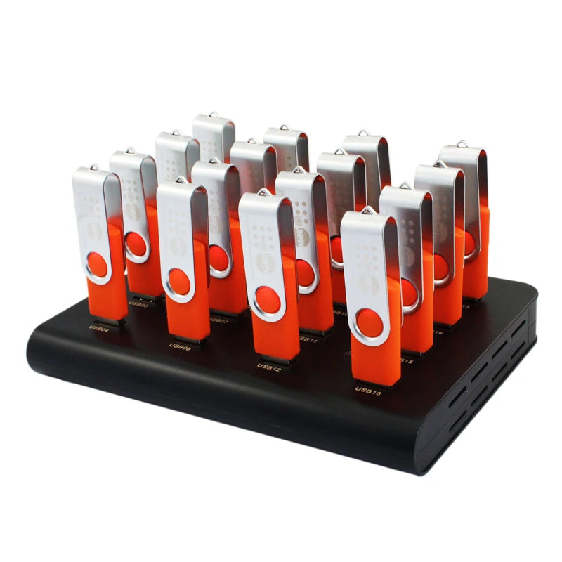 Benutzerdefiniert 16-Port Industrial USB Hub 2025 - Mit Powered Switch Ladegerät - Daten Sync Elektronische Geräte