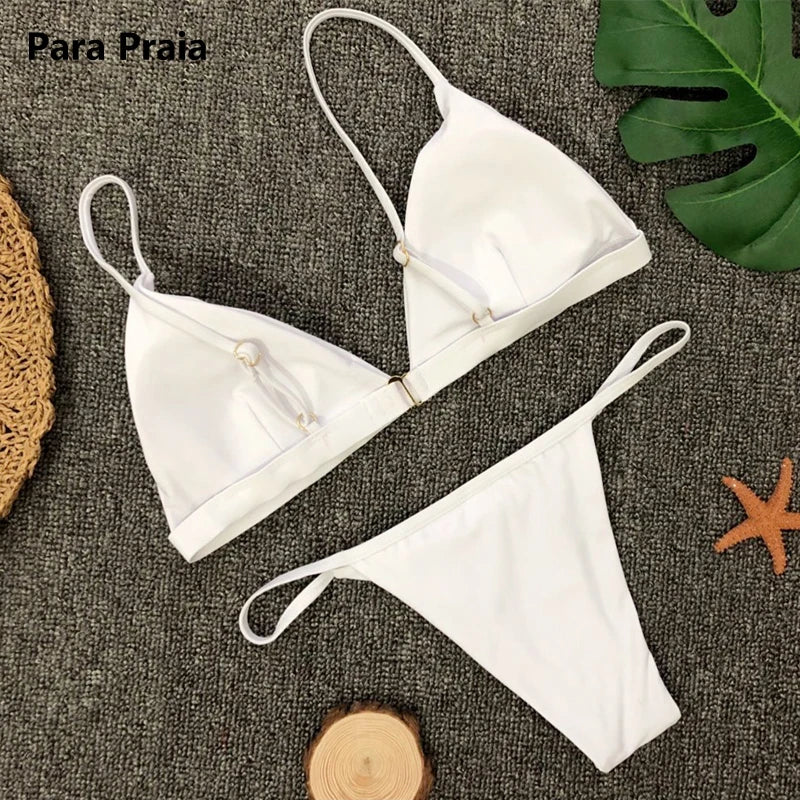Para Praia 9 Farben Push Up Bikini - 85 Nylon 15 Spandex