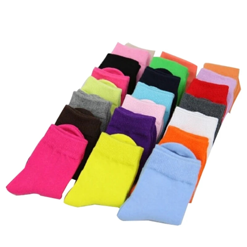 Bambino Socken Bonbonfarben - Baumwolle 20 Stk 1-9 Jahre