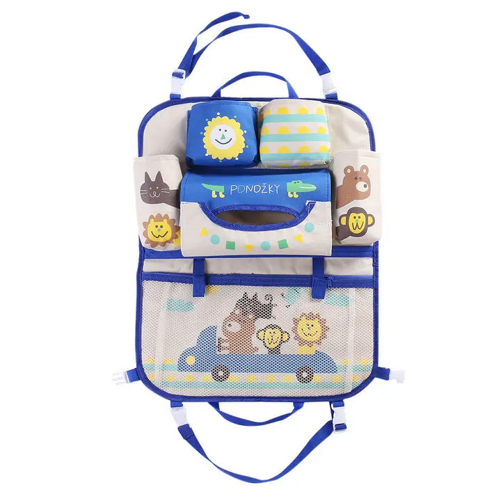 Cartoon Car Seat Back Storage Hang Bag Organizer Car styling Baby Product Varia Stowing Tidying Automobile Interior Accessories