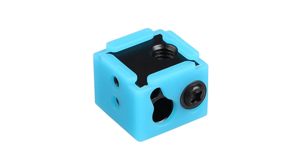 LERDGE Aluminium Heat Block For J-head Extruder HotEnd 3D Printers High Temp Silicone Socks Parts BP6 Heating Block Accessories