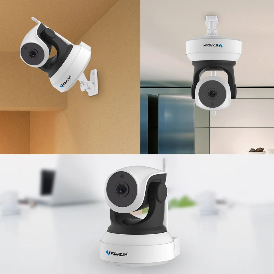 IP-Kamera 2025: VStarcam C24S WiFi 3MP 1296P HD - Wireless Überwachung Baby Monitor Pet Collection