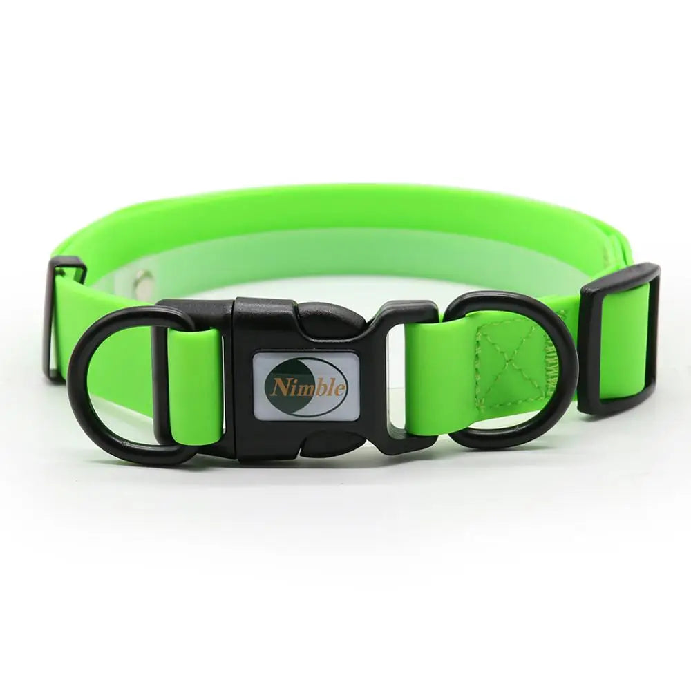 Wodondog Neues Hochwertiges Haustier Hund Halsband 2025: PVC Wasserdicht Anti Schmutzig - Katzen Halsband Einfach Reinigen Große Kleine Hunde Welpen S/M/L