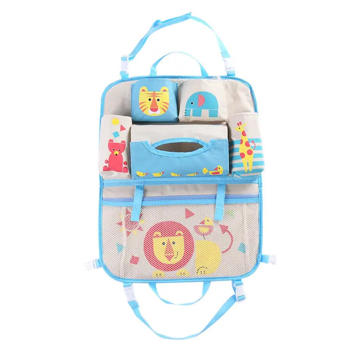 Cartoon Car Seat Back Storage Hang Bag Organizer Car styling Baby Product Varia Stowing Tidying Automobile Interior Accessories