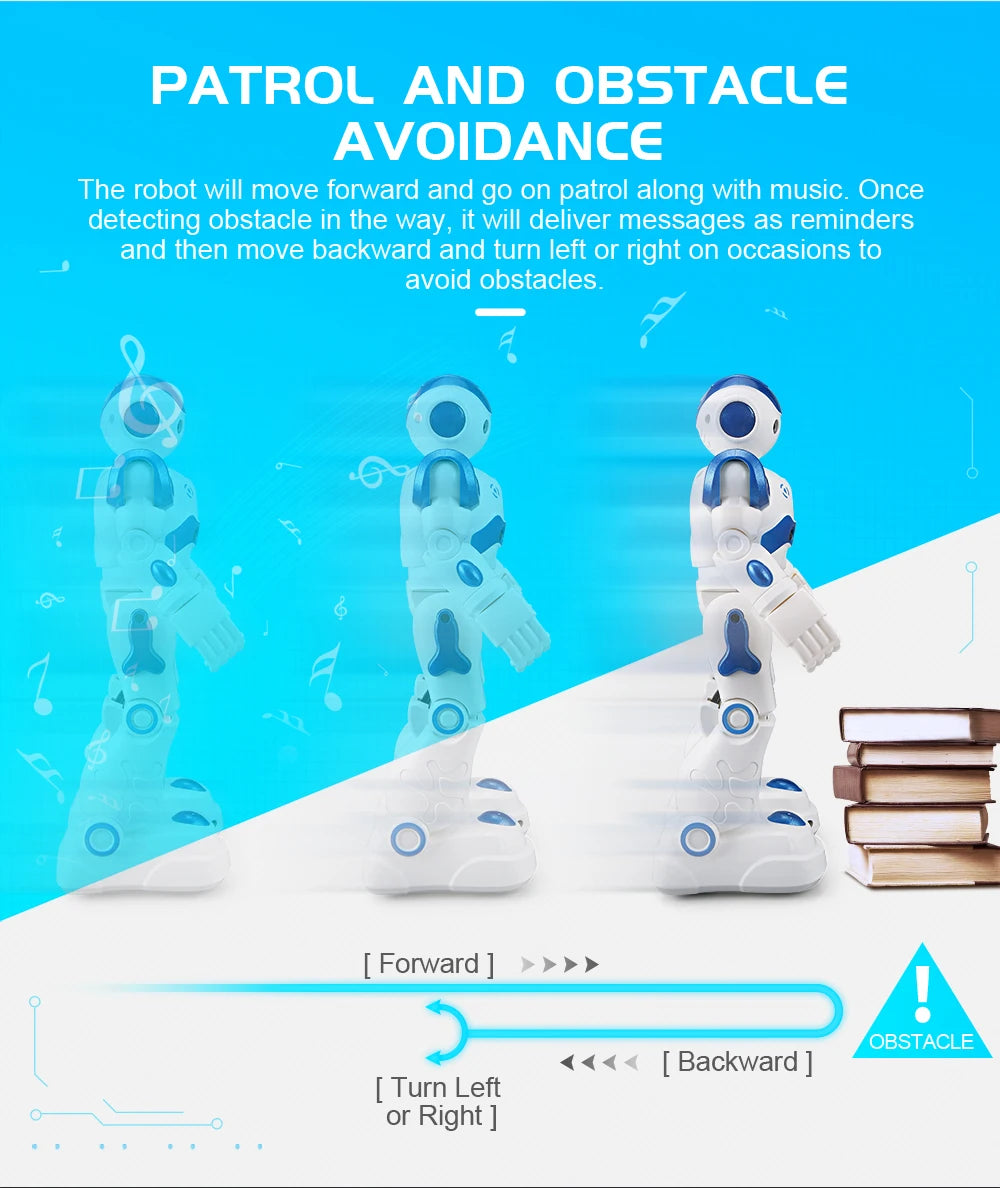 JJRC RC Robot Toy IR Gesture Remote control R2 CADY WIDA Intelligent Vector Smart Robotica Dancing Robo Kids Toy for Children