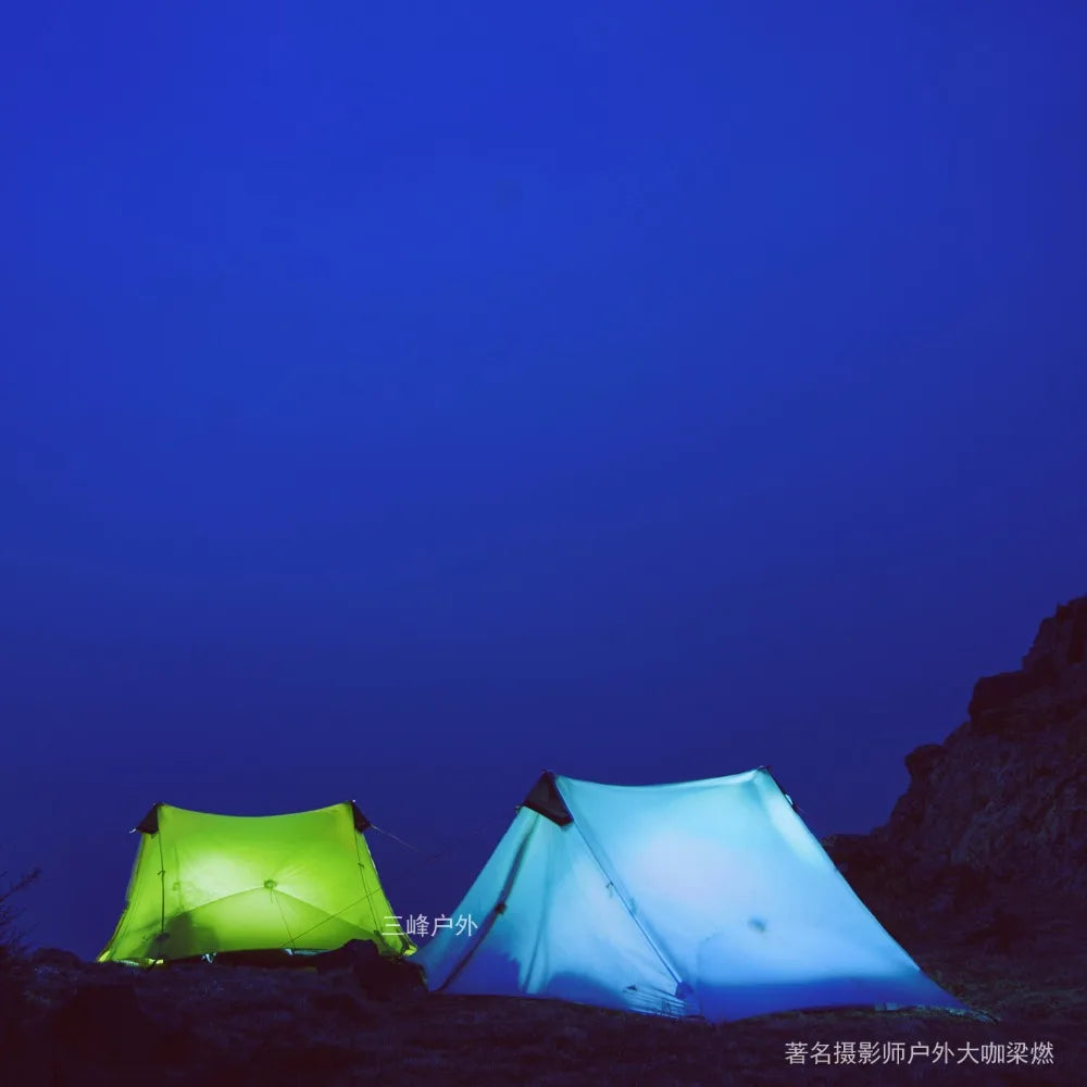 Ultralight Camping Zelt 2025 - 3F UL GEAR LanShan 2 Professional 15D Silnylon