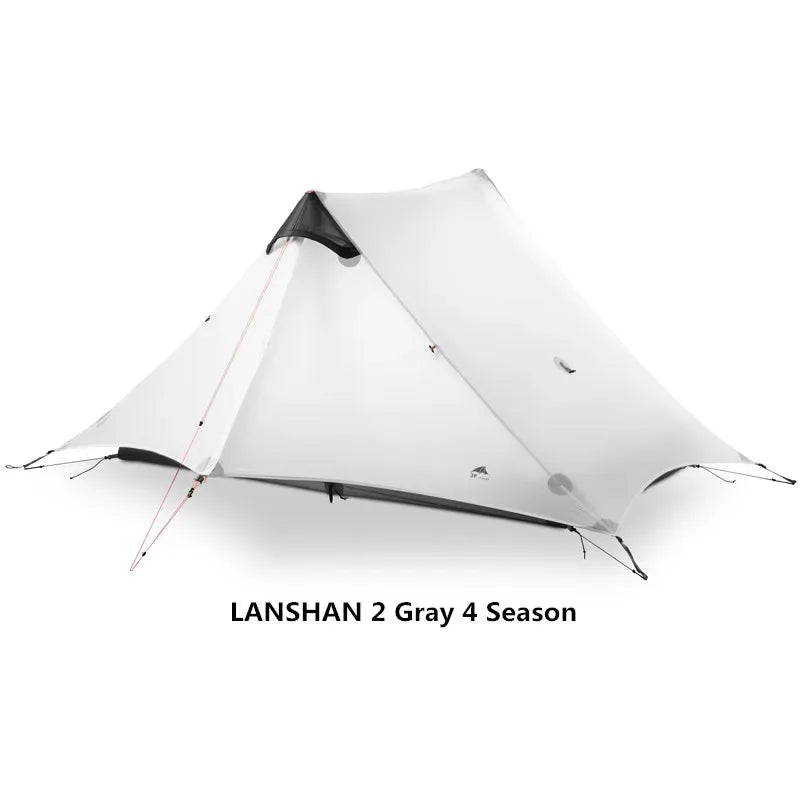Ultralight Camping Zelt 2025 - 3F UL GEAR LanShan 2 Professional 15D Silnylon - Golden Bridge Store