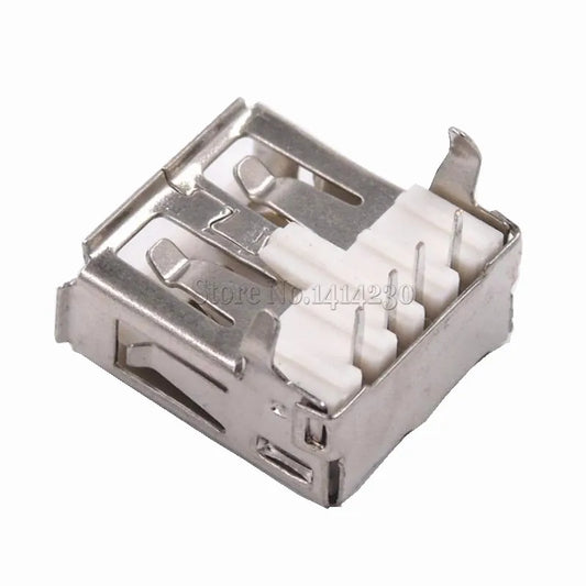10x USB Type-A Buchse Löt-Anschlüsse - PCB Steckverbinder für Elektronik-Projekte