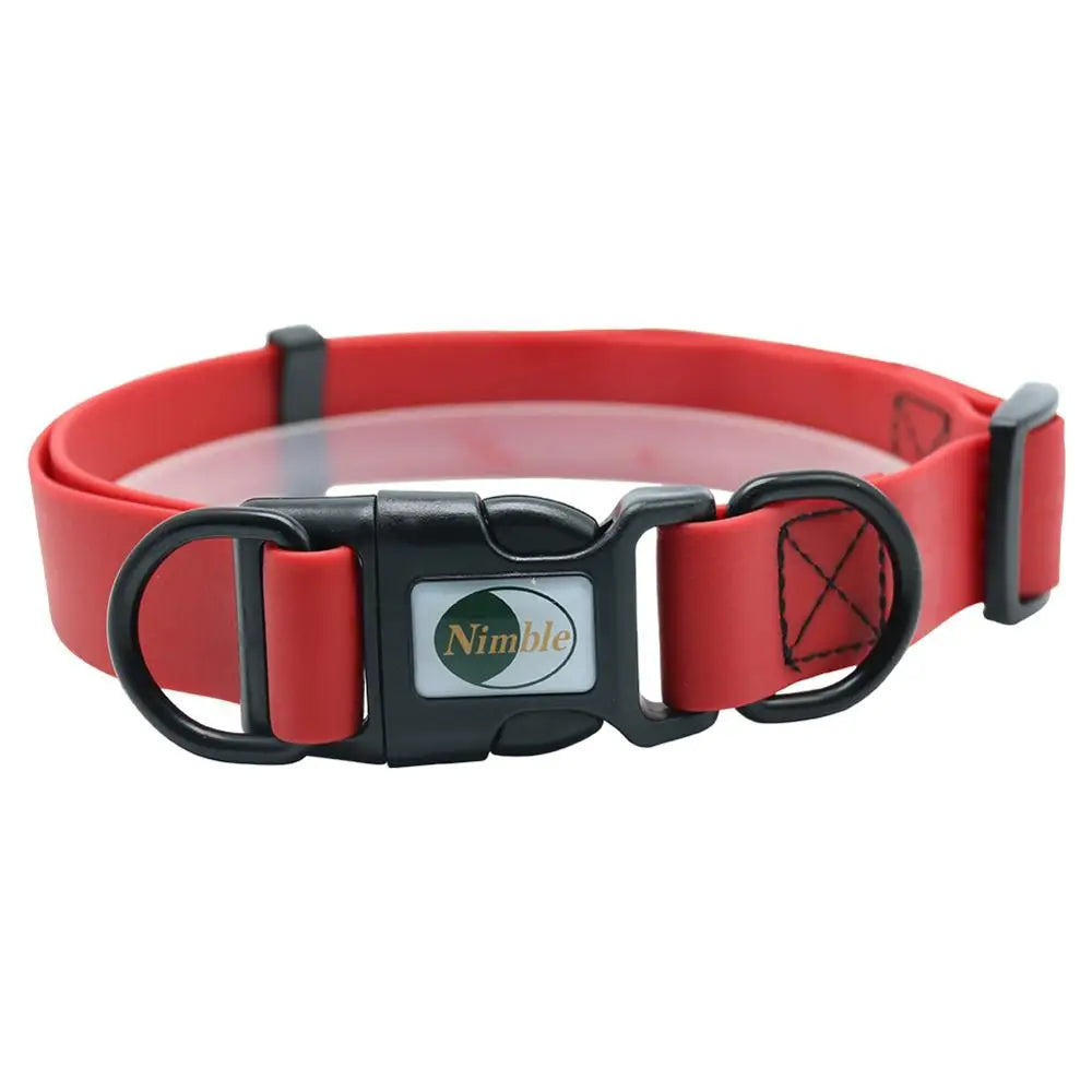 Wodondog Neues Hochwertiges Haustier Hund Halsband 2025: PVC Wasserdicht Anti Schmutzig - Katzen Halsband Einfach Reinigen Große Kleine Hunde Welpen S/M/L