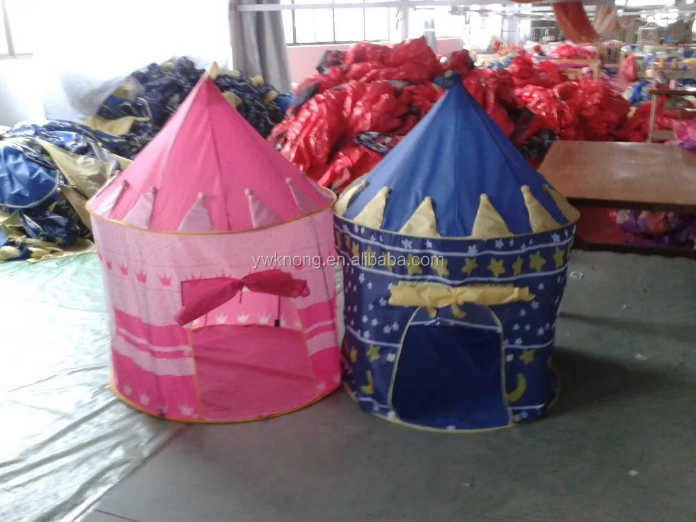 Kinder-Schloss-Zelt 2025: Rosa & Blau Märchen-Kollektion - Adventure Kids Collection