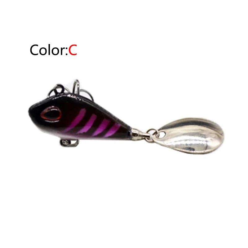 OUTKIT Neuer Metall Mini VIB Mit Löffel Angelköder 6g10g17g25g 2cm Angel Tackle Pin Crankbait Vibration Spinner Sinkend Köder