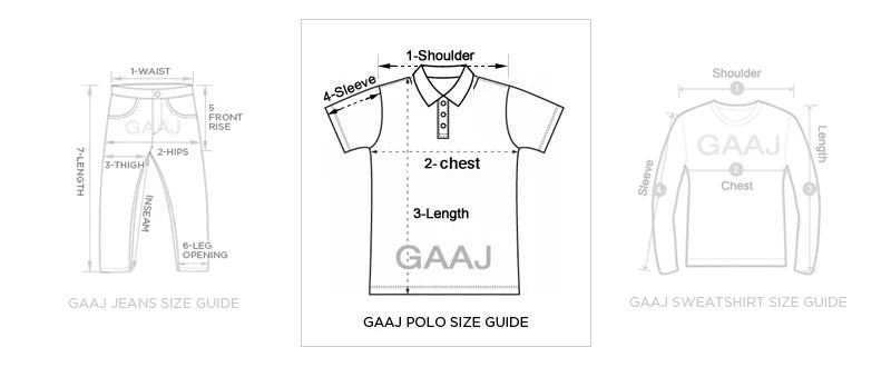 GAAJCN Polo Atmungsaktiv - Baumwolle Kurzarm Regular Fit