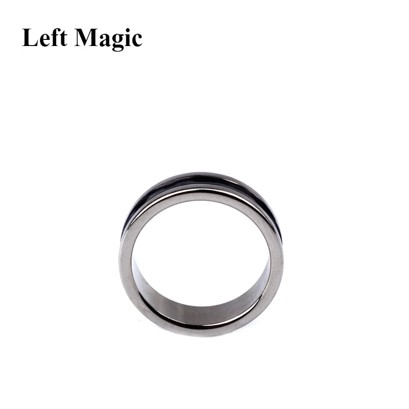 LeftMagic B1024 Magnetischer Ring - Metall 4 Größen Closeup