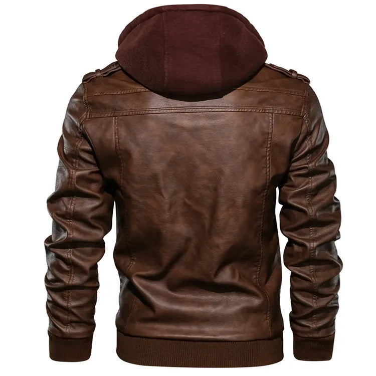 KB Neue Leder Jacke - Herbst Casual, PU, EU Größe SA722