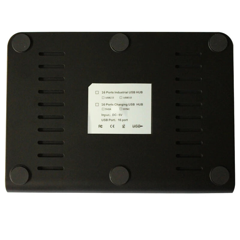 Benutzerdefiniert 16-Port Industrial USB Hub 2025 - Mit Powered Switch Ladegerät - Daten Sync Elektronische Geräte