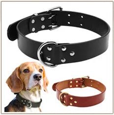 Personalisiert Hund ID Halsband Echtes Leder Kleine Mittlere Hunde Katze Halsband Anpassen Haustier Name Und Telefonnummer Kostenlose Gravur