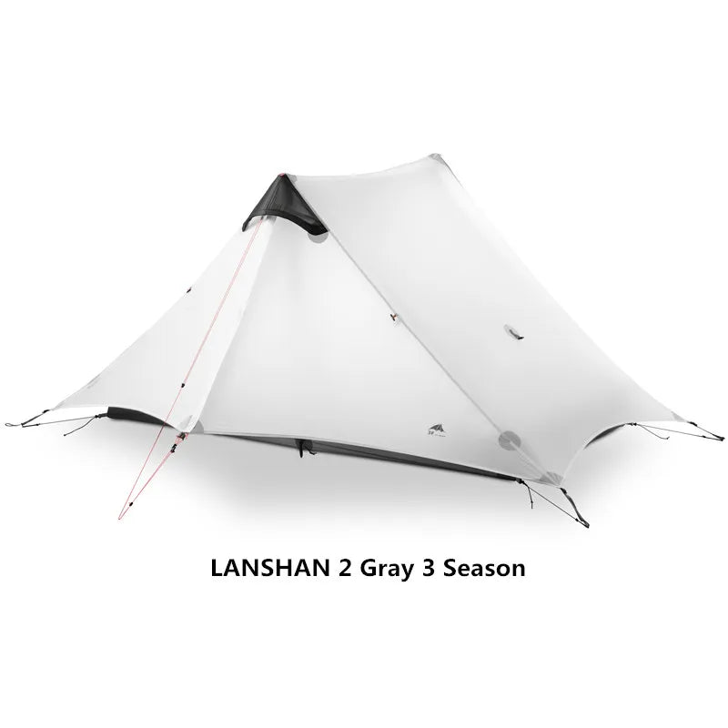 Ultralight Camping Zelt 2025 - 3F UL GEAR LanShan 2 Professional 15D Silnylon