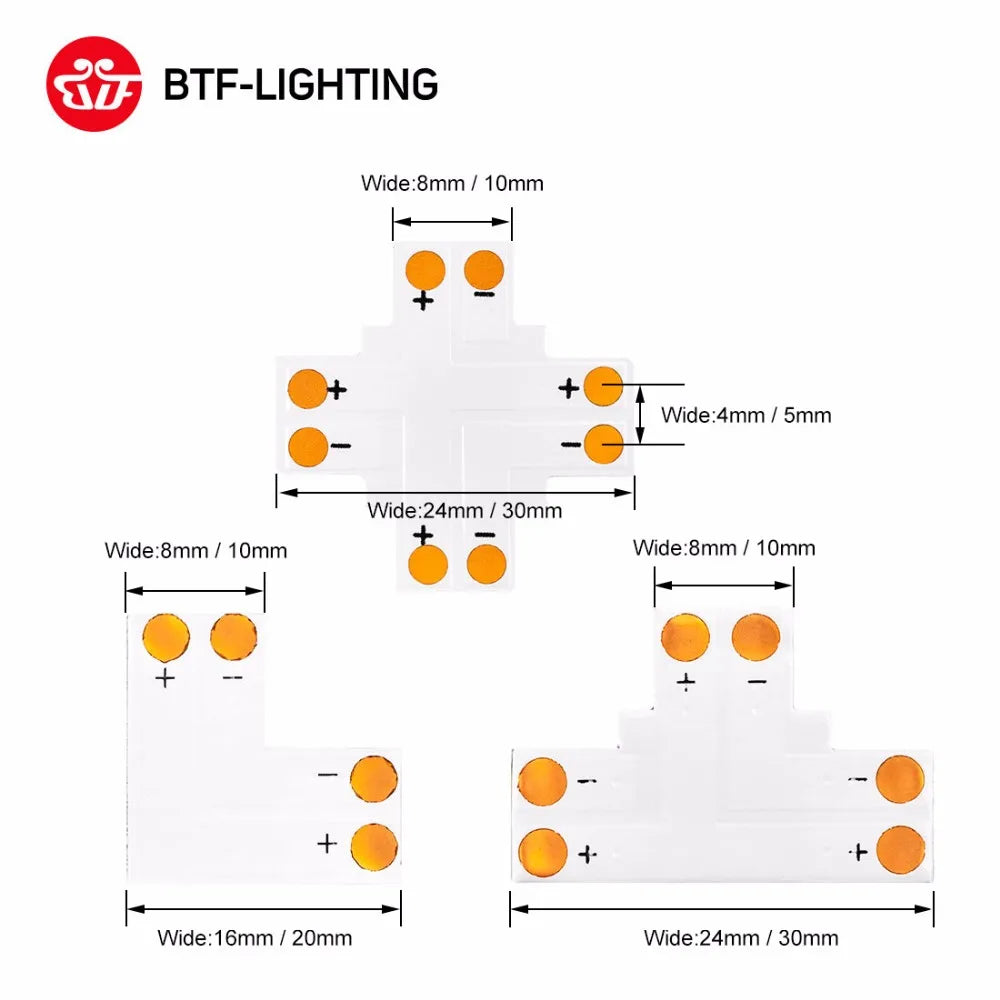 2pin 3pin 4pin 5pin Corner Connector