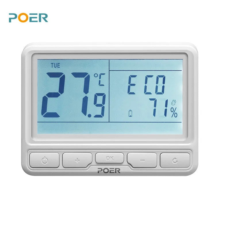 Smart-Thermostat 2025: POER Wireless WiFi Heizung - Digital Temperaturregler Gaskessel Alexa Collection