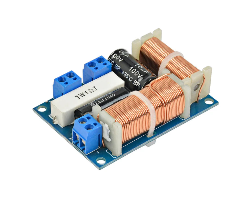 AIYIMA 2 Stück Lautsprecher 2-Wege Audio Frequenzweiche Höhen Bass 2 Einheit Crossover Filter 80W Bücherregal HiFi Lautsprecher Teiler