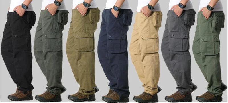 UrbanScout Cargo Hose - Baumwolle, Große Größe 44, Taschen