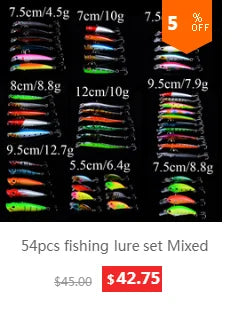 TQEXSZ Minnow Sinkend - 7,5cm 10,2g 3D Augen Wobbler