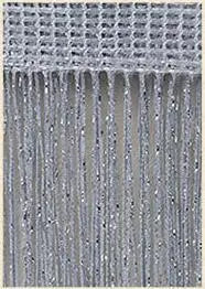 Shiny 3x2,6m Türteiler - Fadenvorhang, 260x300 cm Wohnzimmer