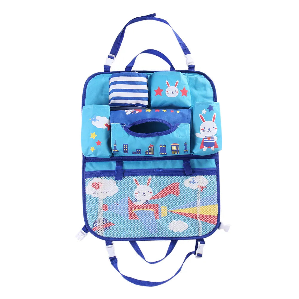 Cartoon Car Seat Back Storage Hang Bag Organizer Car styling Baby Product Varia Stowing Tidying Automobile Interior Accessories