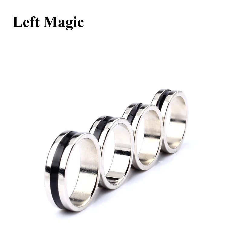 LeftMagic B1024 Magnetischer Ring - Metall 4 Größen Closeup