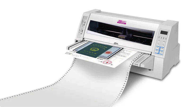 Imprimantă de impact cu matrice de puncte Jolimark FP 8800K+, cu carou lat și 24 de pini, de mare viteză și rezistentă