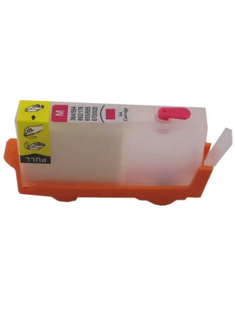 compatible for hp 655 for hp655 670 refillable ink cartridge FOR hp deskjet 3525 5525 4615 4625 4525 6520 6525 6625 printer