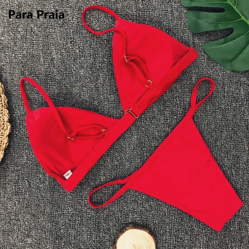 Para Praia 9 Farben Push Up Bikini - 85 Nylon 15 Spandex