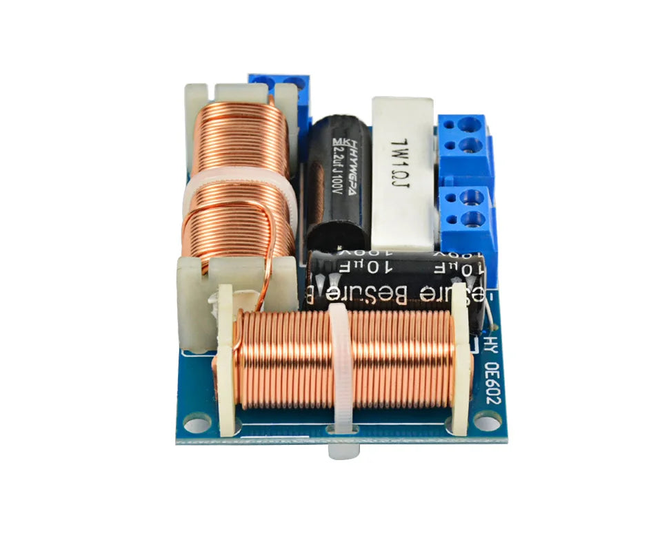 AIYIMA 2 Stück Lautsprecher 2-Wege Audio Frequenzweiche Höhen Bass 2 Einheit Crossover Filter 80W Bücherregal HiFi Lautsprecher Teiler