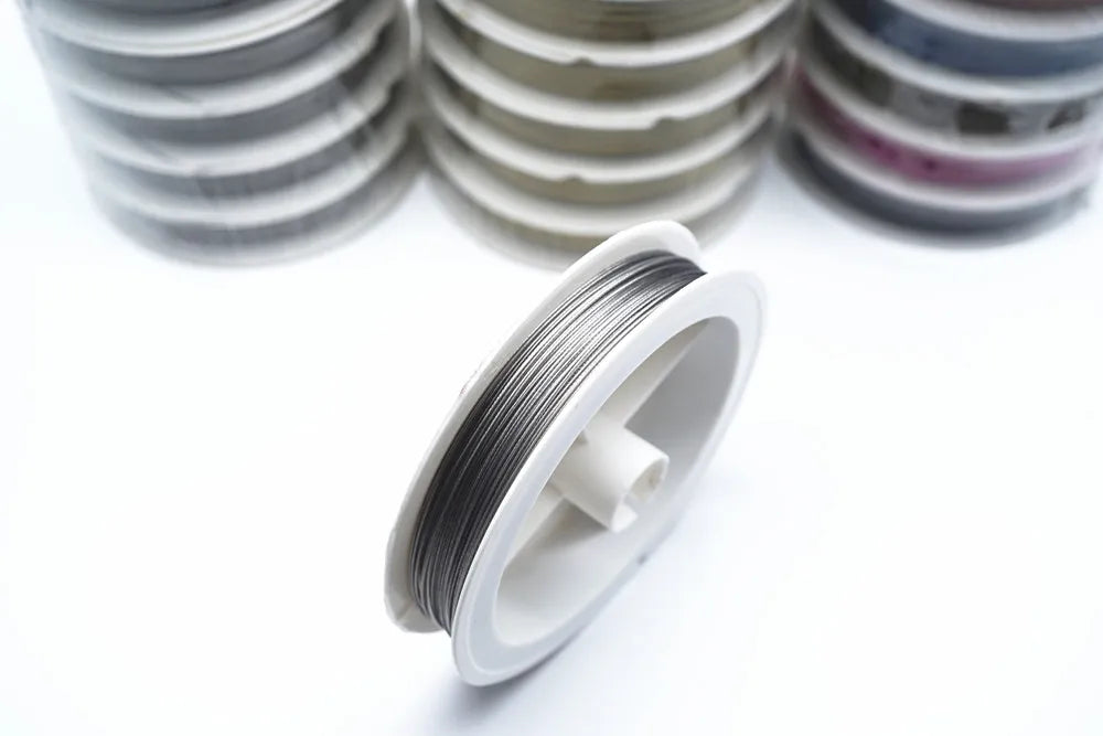 Coadă de tigru acoperită Moonrise - 25m 0.3-0.6mm Inox