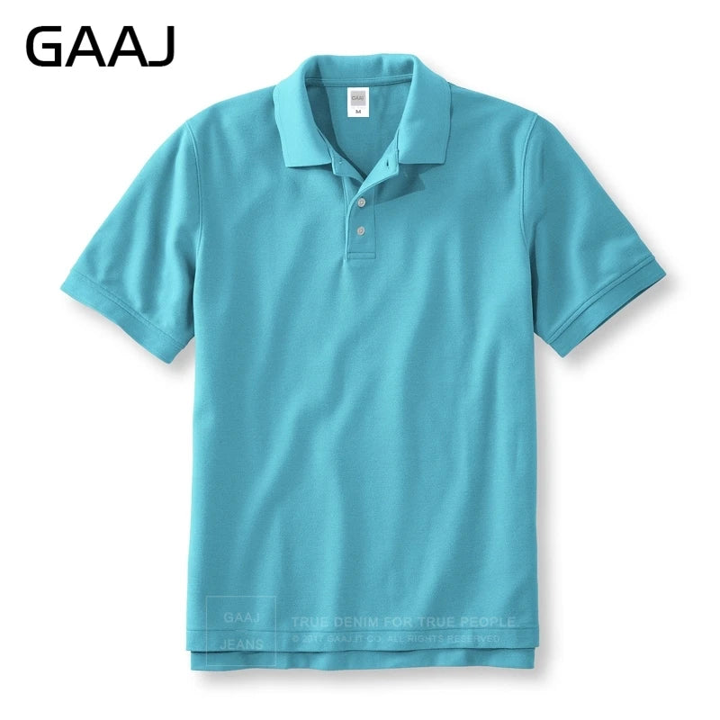 GAAJCN Polo Atmungsaktiv - Baumwolle Kurzarm Regular Fit