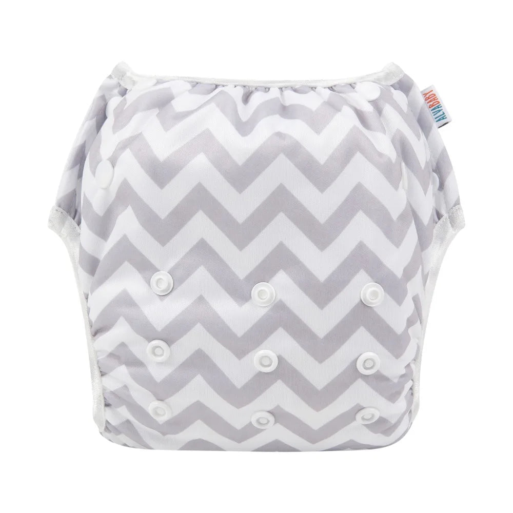 Alvababy Schwimm-Windel 2025: Polyester+TPU Stay-Dry-Funktion 0-3 Jahre - Wiederverwendbar 3-15kg Babys Schwimm-Erfahrungen