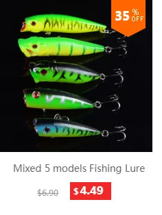 TQEXSZ Minnow Sinkend - 7,5cm 10,2g 3D Augen Wobbler